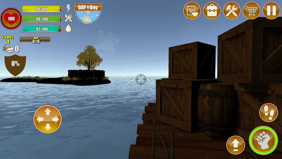 #1. Alone in a Raft (iOS) 由: Haluk KIYAGAN