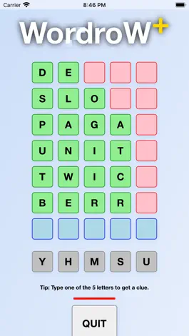 Game screenshot WordroW+ apk