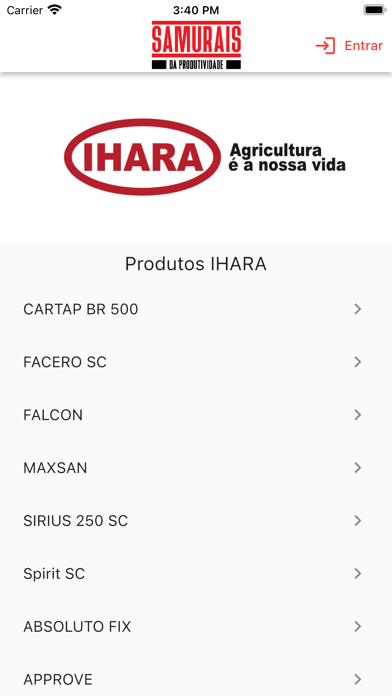 Samurais da Produtividade Screenshot