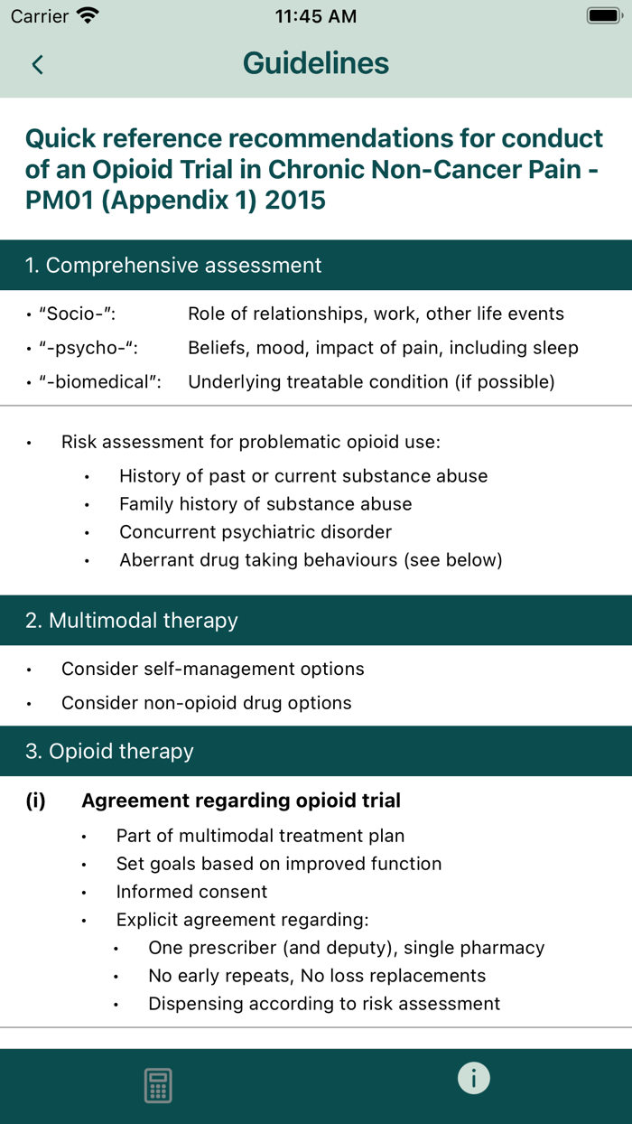 Opioid Calculator