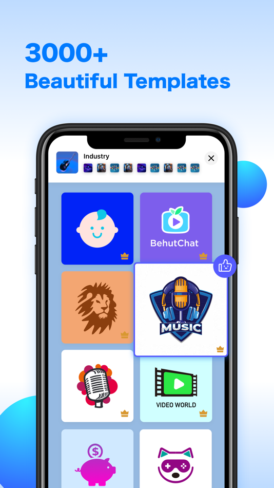 #2. Logo Maker Kit: Design Creator (iOS) Podle: EaseUS Software
