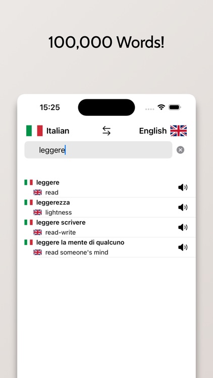 Italian Dictionary - English