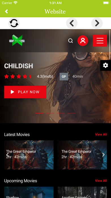 Xanny Flix Television Network Screenshot