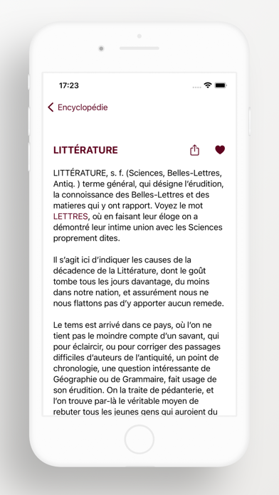 Encyclopédie Screenshot