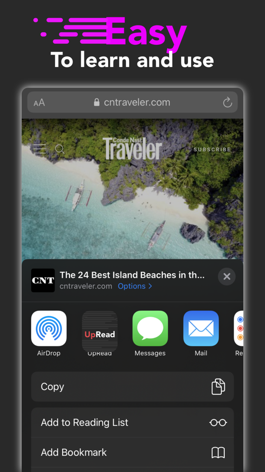 #3. Speed Reading UpRead (iOS) Podle: Alain caltieri