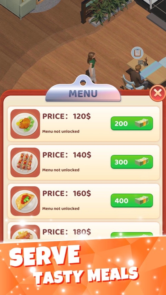 #5. Restaurant Story: Decor & Cook (iOS) Av: Beyond the game