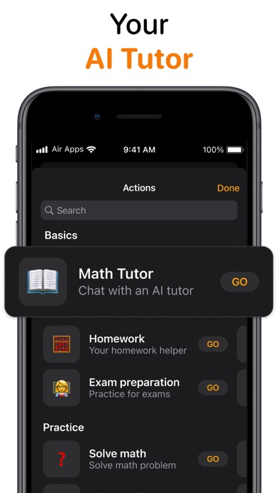 Calculator Air - Math Solver Screenshot