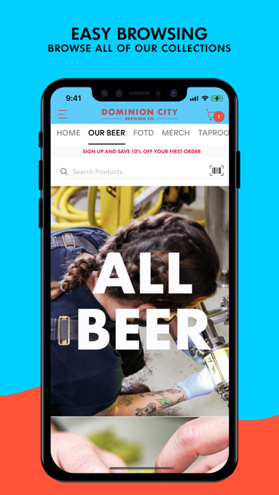 Dominion City Brewing Co. Screenshot