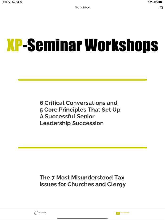 XPSeminar