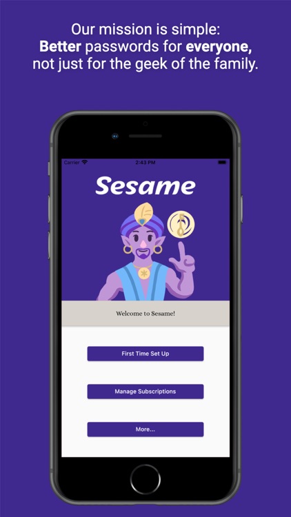 Sesame Passwords