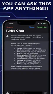 turbo chat assistant keyboard iphone screenshot 2