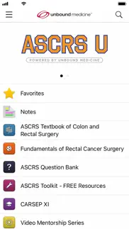 ascrs-u: colorectal surgery iphone screenshot 1