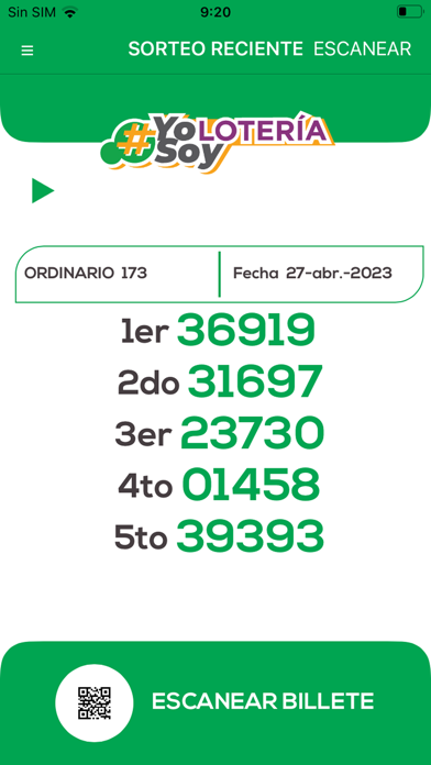 Lotería de Puerto Rico Screenshot