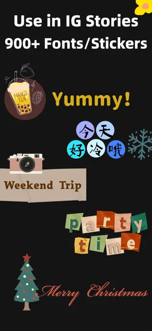 IGLOW screenshot 1 - Stylish Text & Dynamic Fonts