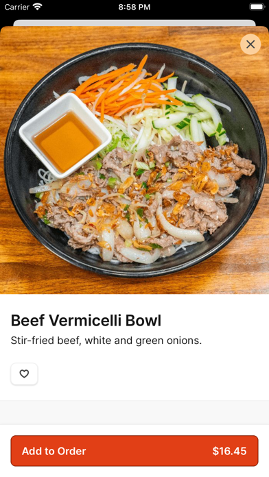 Tangy Vietnamese Kitchen Screenshot