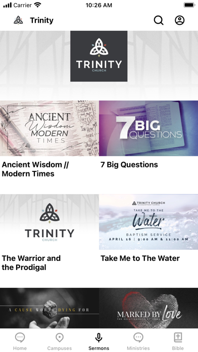 The Trinity Church App Screenshot