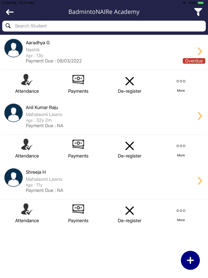 BadmintoNAIRe Academy