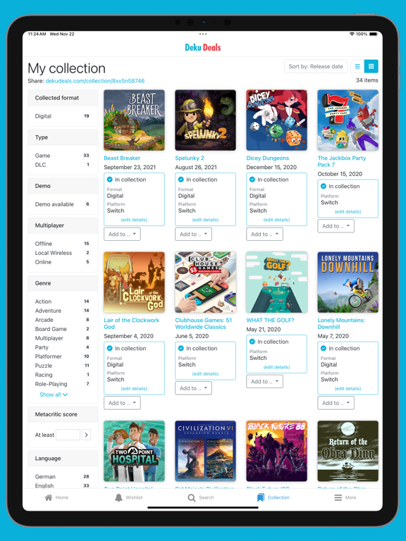 Deku Deals iPad screenshot 4 - Shopping app