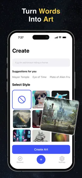 Game screenshot AI Art Generator & Avatar Draw apk