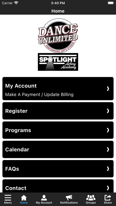 Dance Unlimited/Spotlight Act Screenshot