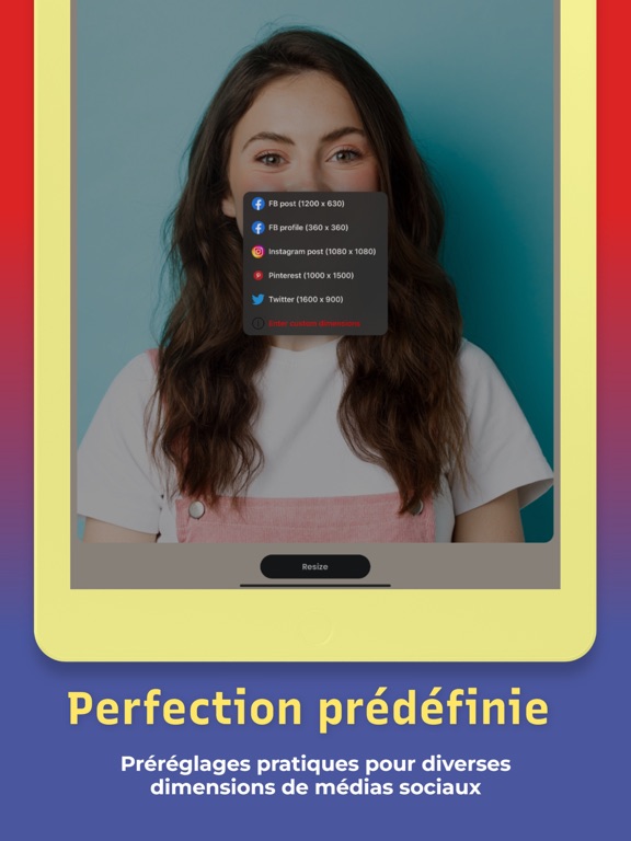 Screenshot #5 pour Carré Insta : redimensionner