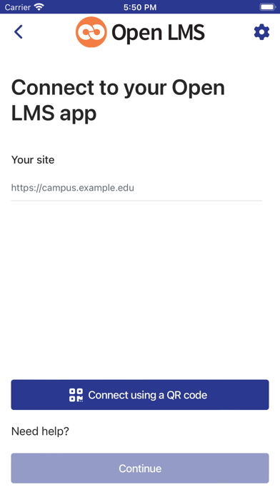 Open-LMS Screenshot