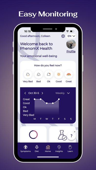 PhenomX Health Screenshot