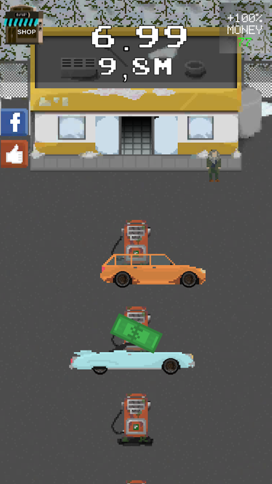 #2. Gas Price Simulator Idle Game (iOS) By: Arkadiusz Fryszkowski