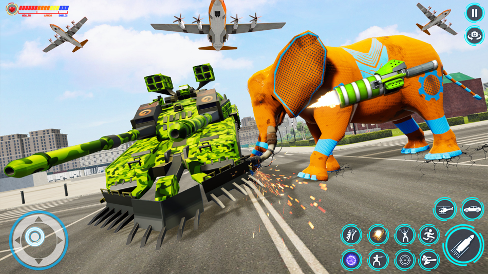 #1. Elephant Robot Transform Fight (iOS) 由: Bilal Ahmad