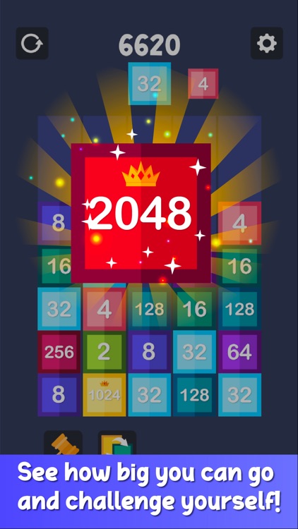 Drop & Merge Number Block Game screenshot-3