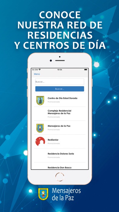 Mensajeros de la Paz Screenshot