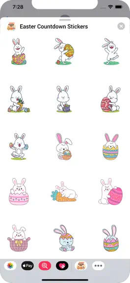 Game screenshot Easter Countdown Stickers apk