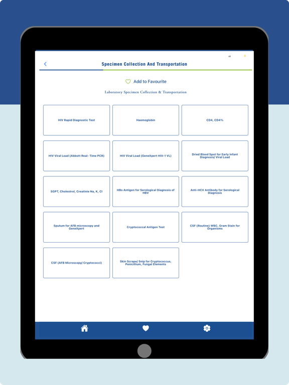 HIV Clinical Job Aids iPad screenshot 3 - Medical app