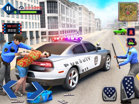 警察カーチェイス車シュミレーター:警察官カーレース警察ゲームのおすすめ画像4