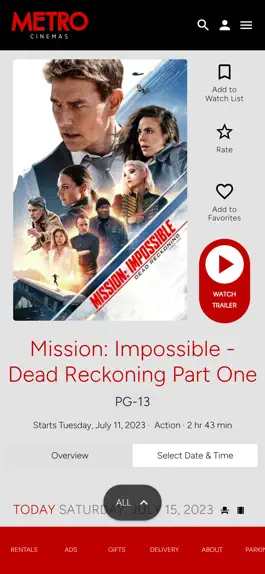 Game screenshot Metro Cinemas apk
