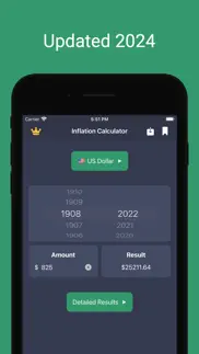 inflation calculator & data iphone screenshot 1
