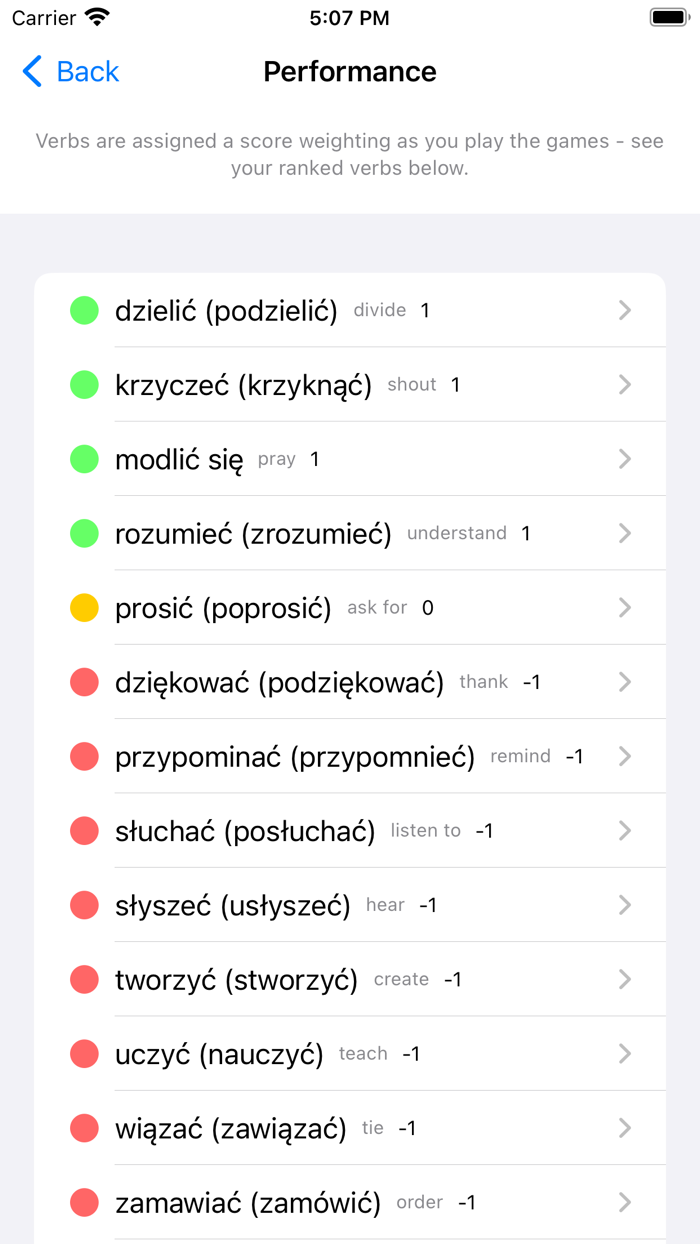 Polish Verb Blitz