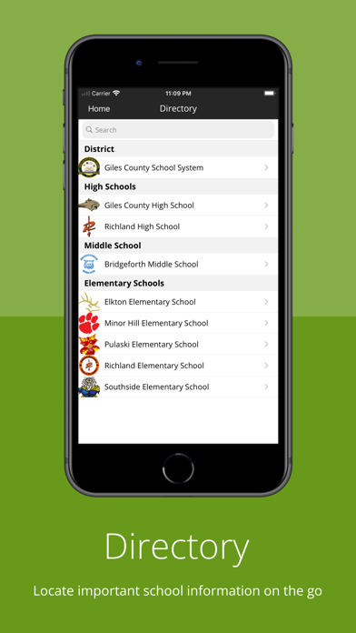 Giles County School System Screenshot
