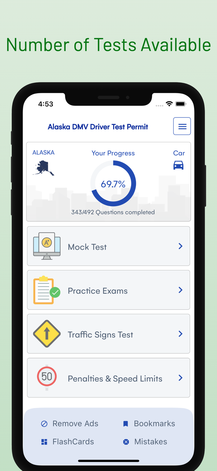 Alaska DMV Drivers Permit Test