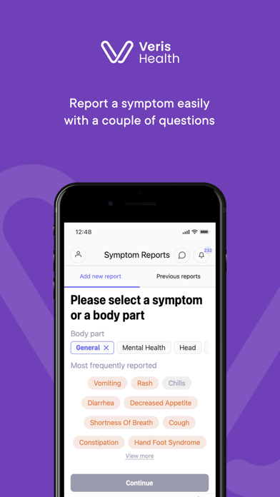 Veris Health - Patient Screenshot