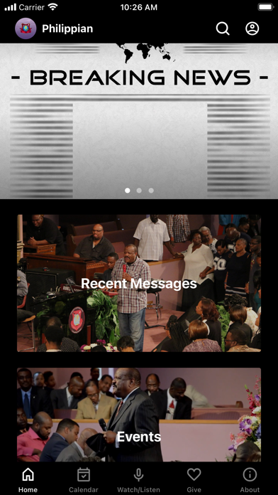 Philippian Community Church Screenshot