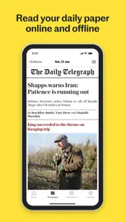 the telegraph: uk & world news iphone screenshot 2