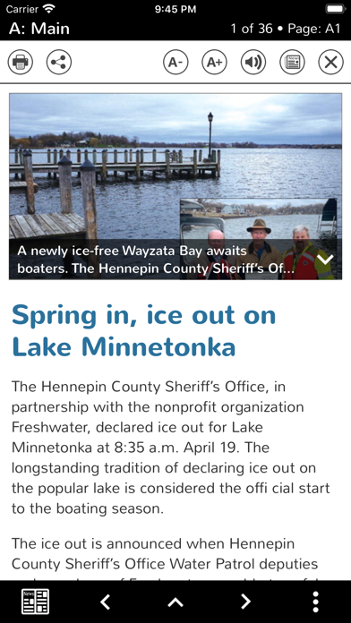 Plymouth-Wayzata Sun Sailor Screenshot