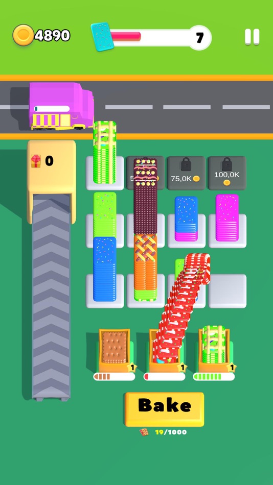 #5. Cookie Sort Shuffle (iOS) 由: ZiNKY OYUN YAZILIM ANONiM SiRKETi