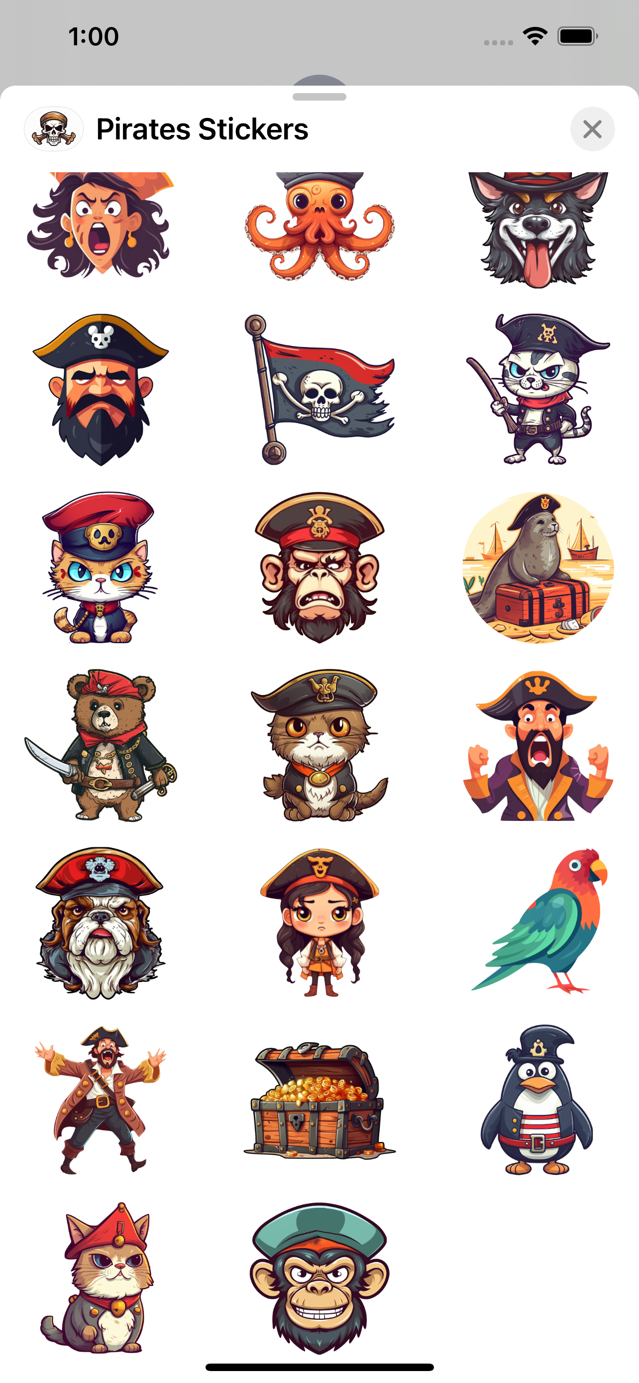 Pirates Sticker Pack