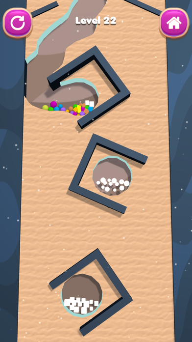 Fun Sand Balls Puzzle Games 3D Screenshot