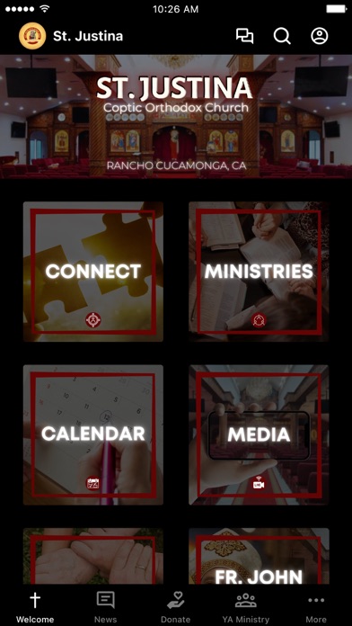 St. Justina's Church App Screenshot