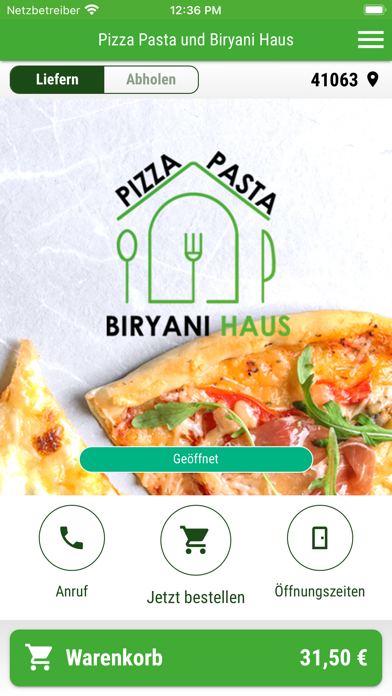 Pizza Pasta und Biryani Haus Screenshot