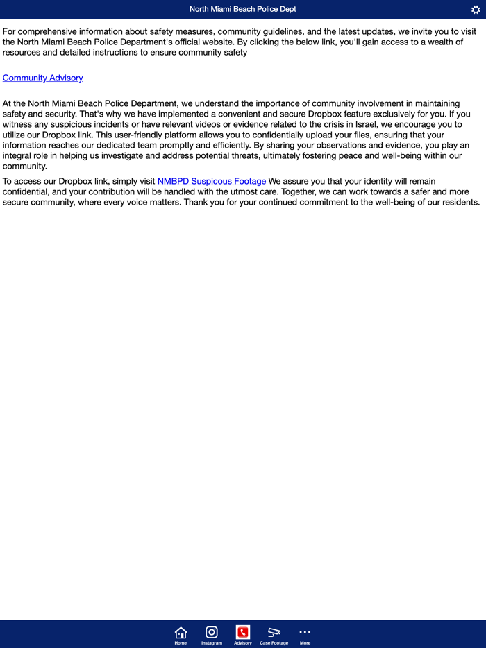 North Miami Beach Police Dept