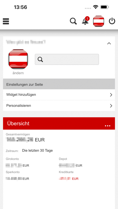 Generali Bank MobileBanking Screenshot
